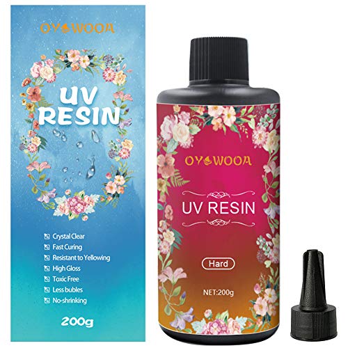 Resina Epóxica Transparente Curada UV DIY 200G ihrdnnr - Cola e adesivos de hardware - epóxia, transparente, curada UV, 200g