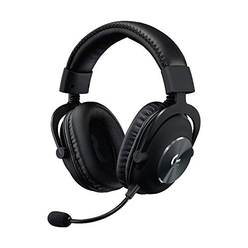 Auscultadores Gaming LOGITECH Pro X (Com fio - Com Microfone - Preto) Logitech - Fones de ouvido e headsets - gaming, com fio, com microfone, preto