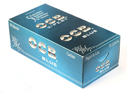 Papel para Fumar OCB X-PERT BLU (50 Un) Swiss - Acessórios de fumar - ocb, X-PERT, BLU, 50 unidades