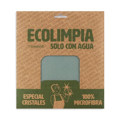 Conjunto de 4 Panos de Limpeza ECOLIMPIA 10Xdiez 10XDIEZ - Panos de limpeza de loja e panos de limpeza de uso geral - ecológicos, poliéster, poliamida, 40x50cm