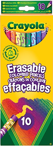 Lápis de Cor CRAYOLA Washable Colors 10 Unidades CRAYOLA - Lápis de madeira - laváveis, 10 unidades, cores vivas