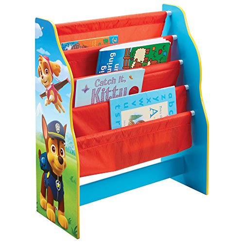 Estante para Livros PAW PATROL (Branco - Madeira) Worlds Apart - Prateleiras industriais - madeira, 4 compartimentos, paw patrol, livros