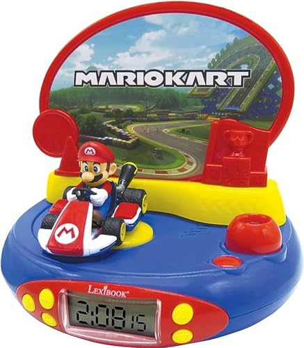 Relógio de Mesa LEXIBOOK Super Mario (Azul) Lexibook - Relógios de Parede - relógio, mesa, super mario, azul