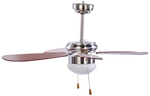 Ventilador de techo Orbegozo CP 70095 | Oro, Blanco (Calefacción y ventilación) Orbegozo - Ventiladores de teto - 700 mm, 1 motor, 55 W, 230 v