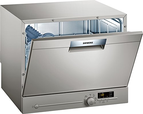 Máquina de Lavar Loiça SIEMENS SK26E821EU (6 conjuntos) Siemens - Eletrodomésticos de cozinha - 6 kg, inox, branco, 3 programas