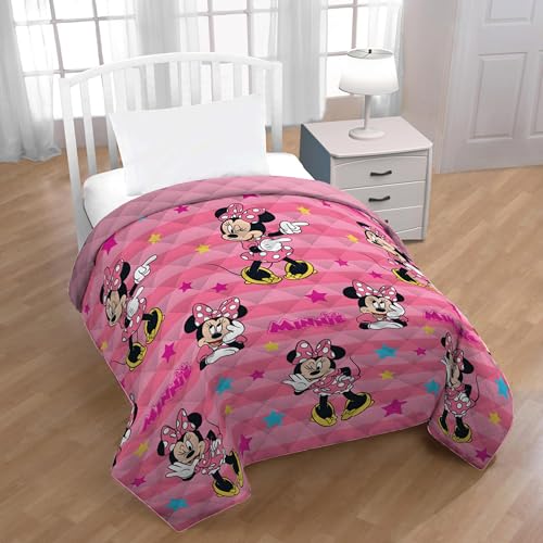 Conjunto edredões MINNIE MOUSE Summer (170x250 cm) Jay Franco Europe - Roupa de cama e cama - 170x250 cm, poliéster, lavável à máquina, minnie mouse