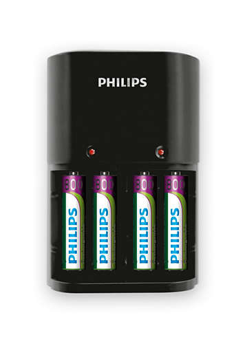 Carregador de Bateria PHILIPS 4.8W Branco Philips - Baterias - carregador, bateria, philips, branco