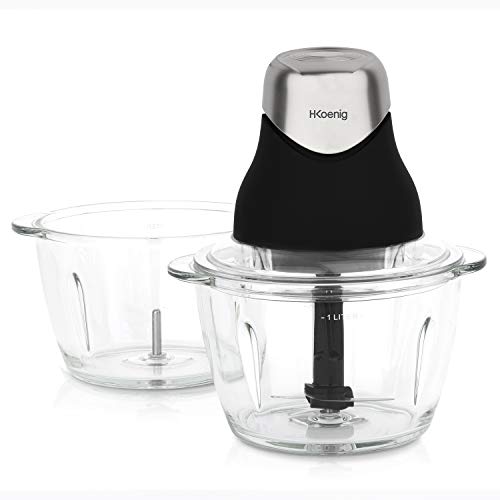 Triturador de Alimentos Cecotec Leo 9000 Preto H.Koenig - Batedeiras e liquidificadores - 320 W, aço inoxidável, 1 l, preto