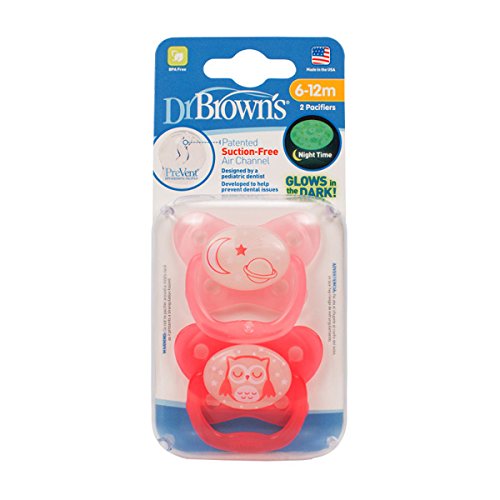 Chucha DR BROWNS Nocturno (0-2 anos) Dr. Brown's - Cuidados com a higiene oral - chucha, dr browns, nocturno, 0-2 anos