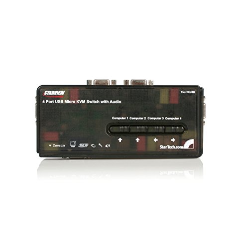Chaveador KVM STARTECH SV411KUSB em Preto STARTECH.COM - Comutadores kvm - kvm, usb, preto
