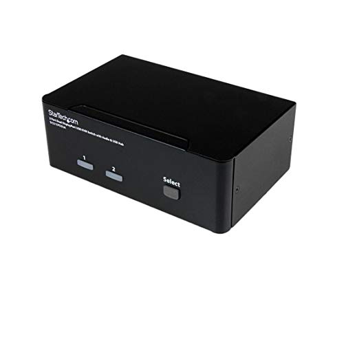 Chaveador KVM startech.com dp2uaadgvs Preto STARTECH - Acessórios para dispositivos de entrada - kvm, startech, preto