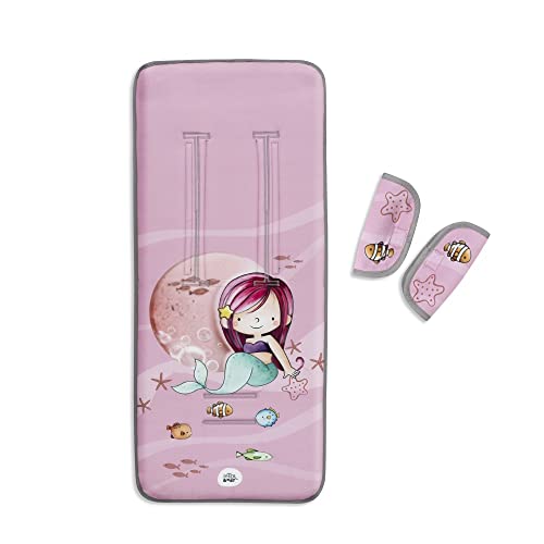 Almofada para Carrinho de Passeio SIRENA 3D (Multicor) Interbaby - Móveis para bebês e crianças pequenas - almofada, carrinho, multicor