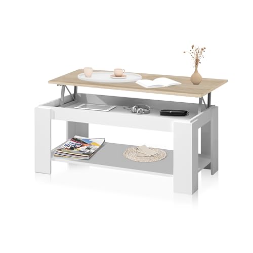 Mesa de Centro Elevável Duehome | Lya | Branco duehome - Mesas de centro - mesa, centro, elevável, duehome, lya, branco