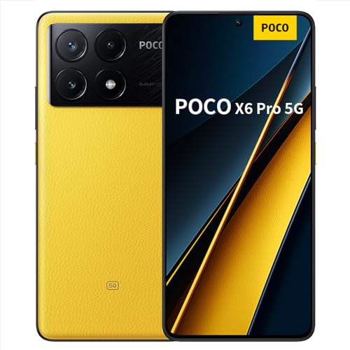 Smartphone POCO X6 Pro 5G (6.67'' - 12 GB - 512 GB - Amarelo) Xiaomi - Telemóveis - 6.67 polegadas, 12 GB RAM, 512 GB, 5g, android 13