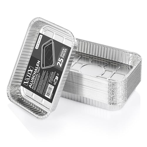 Conjunto de 25 Bandejas Pequenas para Gotejo VAILE Olsen Store GmbH - Acessórios para churrasco ao ar livre - conjunto, 25 bandejas, pequenas, goteiro