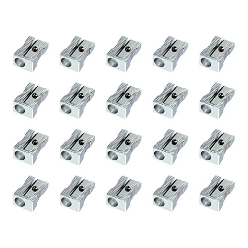 Conjunto de Sacapuntas Metalico Cuña 20 Unidades MOR Möbius - Afia-lápis - conjunto, sacapuntas, metálico, cuña, 20 unidades