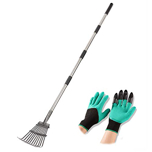 Rastreador de Relva YANGBAGA (50 cm - 30.7-50) Yangbaga - Ancinhos - 50 cm, 30.7-50 cm, aço inoxidável, polipropileno