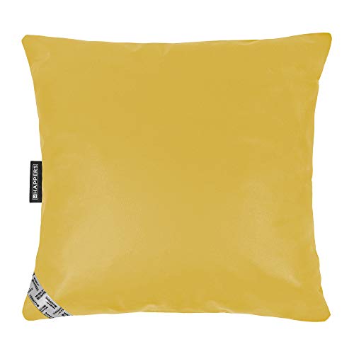 Almofada HAPPERS Mostarda (Polipiel - 60 x 60 cm) HAPPERS - Almofadas - polipiel, 60x60 cm, fibra siliconizada