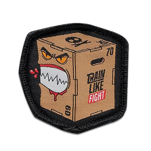 Parche de Posterior 3X3cm Hook/Loop TRAINLIKEFIGHT TRAINLIKEFIGHT - Enfeites e acabamentos - 3x3cm, hook & loop, velcro