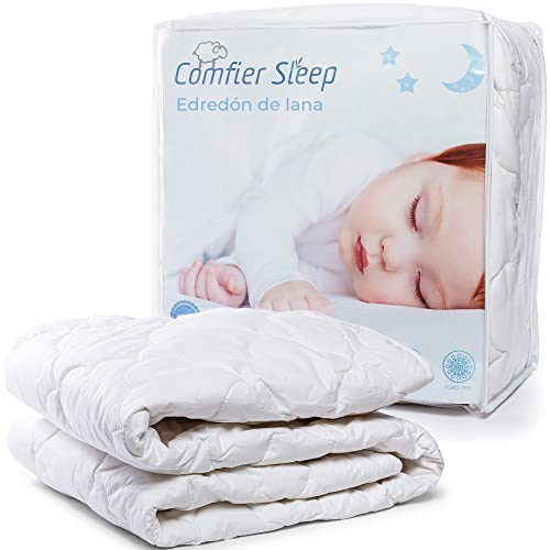 Edredão COMFIER Sleep (Lã - Branco - 90x120cm) Comfier Sleep - Roupa de cama e cama - lã, branco, 90x120cm