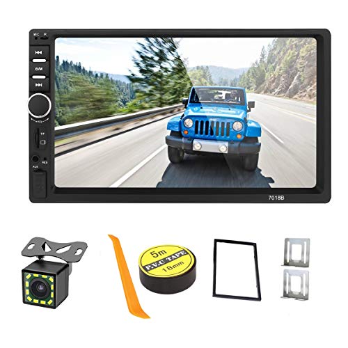 Rádio Auto-Bluetooh 2Din com Ecrã Táctil e Câmara de Vídeo Traseira CHINA - Aparelhos de áudio e vídeo para veículos e sistemas de painel - bluetooth, ecrã tátil, câmara traseira