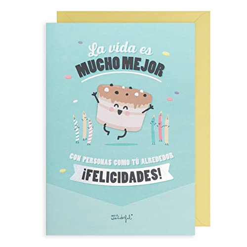 Livro Postal De Cumpleaños Mr. Wonderful de (Inglês) Mr. Wonderful - Cartões de cumprimentos e de nota - cumpleaños, mr. wonderful, postal