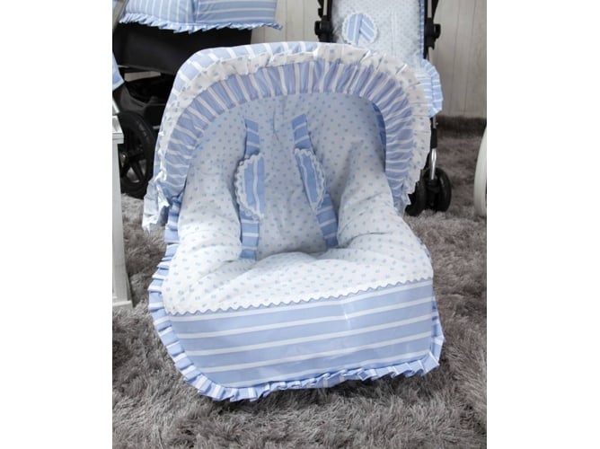 Forra para Carrinho de Bebé Babyline Porto 3 em 1 Azul Cobre Babyline - Acessórios para cadeirinhas de bebê - forra, carrinho bebé, 3 em 1, azul, cobre