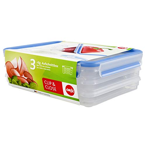 Caixa de Armazenamento de Alimentos EMSA Clip&Close Emsa - Recipientes de armazenamento de alimentos - almoxarifado, clip, fechamento