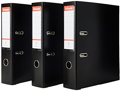 Esselte 624294 archivador Polipropileno (PP) Preto Esselte - Pastas Organizadoras - preto, polipropileno, 210x75x220mm, 1kg