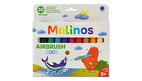 Canetas de Feltro MALINOS 300912 (Multicor - 10 Unidades) Malinos - Canetas - multicor, 10 unidades