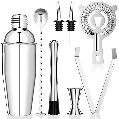 Conjunto de 8 Utensílios de Coquetel NEWANER Newaner - Conjuntos de ferramentas para coquetel e barware - inox, polipropileno, resistente ao calor, resistente à água