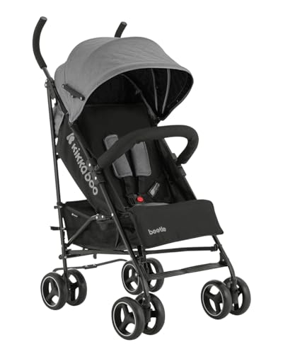 Carrinho de Bebé Individual KIKKABOONL Beetle Cinza KikkaBoo - Móveis para bebês e crianças pequenas - individual, cinza, beleza