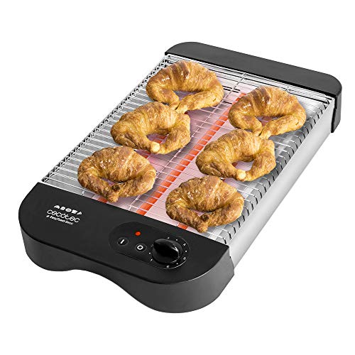 Torradeira Cecotec Turbo EasyToast Basic 600W Preto Inox Cecotec - Fornos de bancada e torradeiras - 600w, inox, preto
