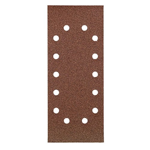 Conjunto de 10 Folhas de Lixar KWB 818704 kwb - Lixa e esponjas de polimento - lixadora orbital, castanho, 28 cm
