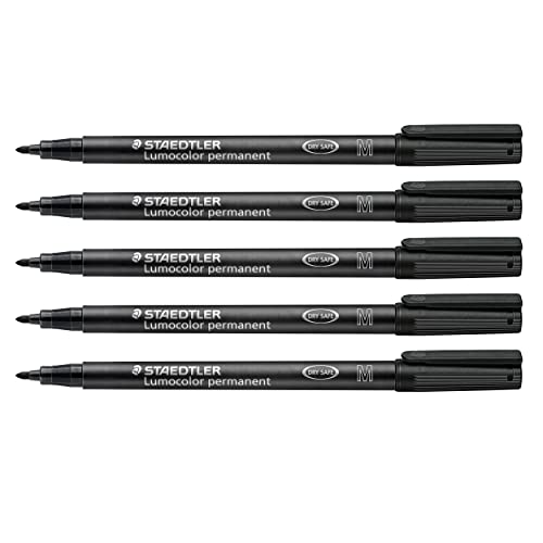 Marcador STAEDTLER Lumocolor Permanente Preto Staedtler - Canetas - permanente, preto