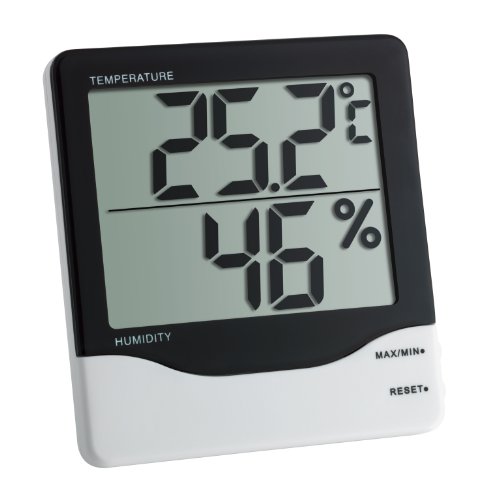 Estação Meteorológica Digital TFA-DOSTMANN 30.5002 TFA - Equipamento de laboratório - digital, preto e branco, bateria