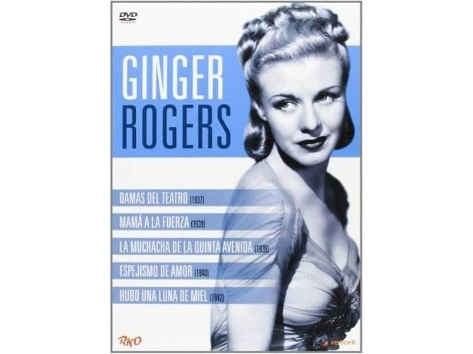 DVD Pack (5DVD) - Ginger Rogers (Edição em Espanhol) VERTICE - Dvds de filmes e programas de televisão - 5 dvd, ginger rogers, espanhol, pack