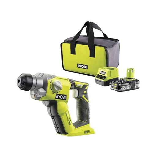 Brocas de Martelo RYOBI R18SDS-0 (18 V - 2800 rpm) Ryobi - Berbequins elétricos portáteis - 18 V, 2800 rpm, 1,6 mm, 1,3 J