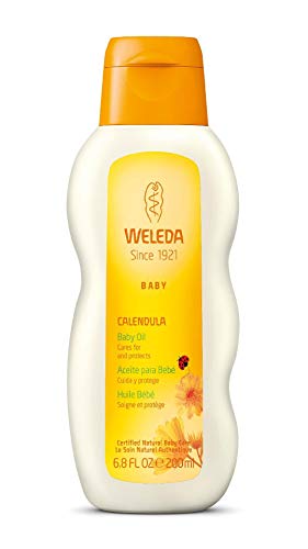 Óleo Corporal BABY WELEDA Calêndula (200 ml) Weleda - Cuidados com a pele - calendula, hidratante, macio, 200 ml