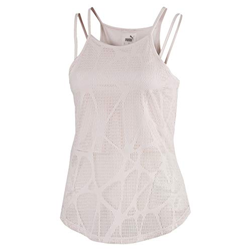T-shirt para Mulher PUMA Estúdio Strappy Lace Rosa (S) PUMA - Camisas e tops - mulher, rosa, strappy lace