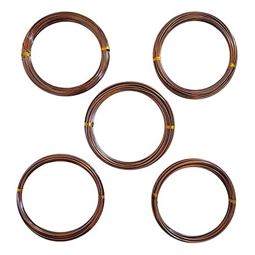 Alambre para Bonsai - 50 Mts. (Castanho) DZDSBB - Fios de artesanato - alambre, bonsai, castanho, 50mts