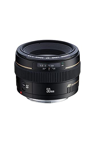 Objetiva CANON EF 50mm F1.4 USM (Encaixe: Canon EF - Abertura: f/22 - f/1.4) Canon - Lentes de câmera - canon ef, f1.4, usm, slr, lente fixa