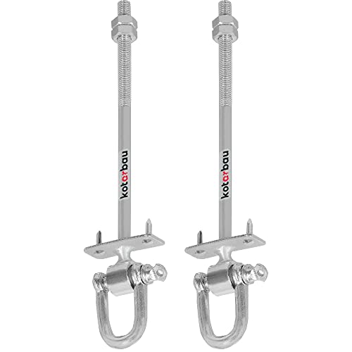 Conjunto de 2 Ganchos M10 X 190Mm KOTARBAU KOTARBAU - Peças e acessórios para redes de descanso - ganchos, m10, 190mm