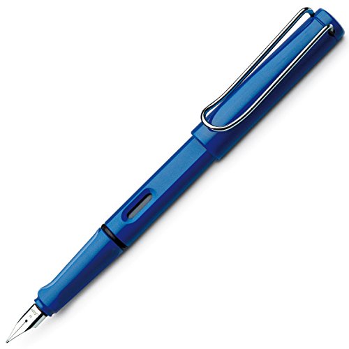 Caneta de Tinta Permanente LAMY Safari Azul Cartridge filling system Lamy - Canetas - caneta, tinta permanente, lamy safari, azul, cartridge filling system