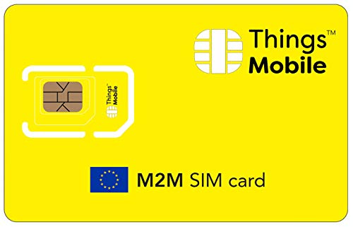 Cartão SIM M2M Europa - Things Mobile com Cobertura Global e Rede Multi-Operador Gsm/2G/3G/4G Lte Thing Mobile - Acessórios para telemóveis - cobertura global, rede multi-operador, gsm, 4g lte, compatível m2m