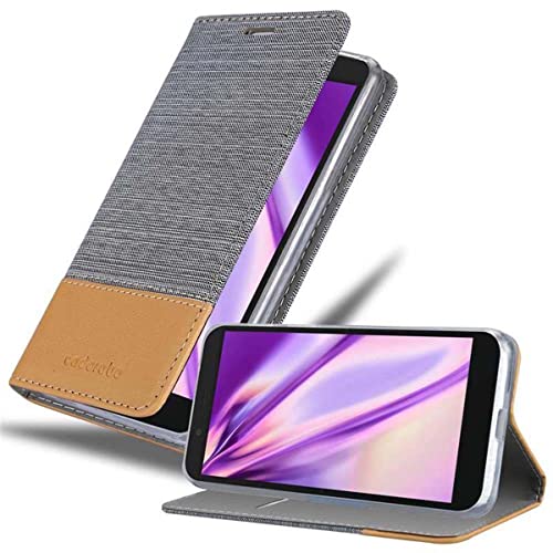 Capa para Telemóvel Cadorabo ALCATEL 1C 2019 | Cinzento CADORABO - Capas para telemóveis - fólio, cinzento, ALCATEL, 1c 2019