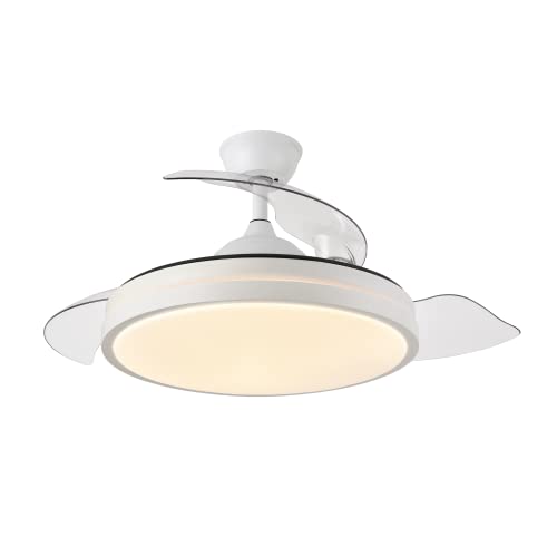 Ventoinha de Teto Inteligente YOEVU EOS YOEVU - Luminárias Decorativas - 3 aspas, led, 6 velocidades, controlo de luz, temporizador