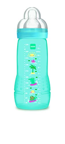 Biberão MAM Easy Active (330 ml - Azul) MAM - Biberões - 330 ml, azul, bebés maiores, ergonômico