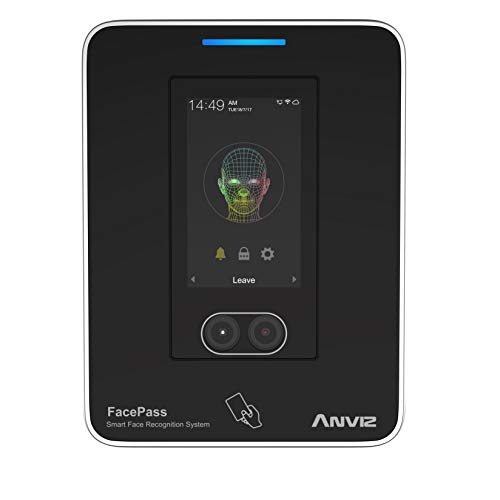 Leitor de impressões digitais ANVIZ Facepass 7 Anviz - Relógios de ponto - facial recognition, visor incorporado, resolução 800x480