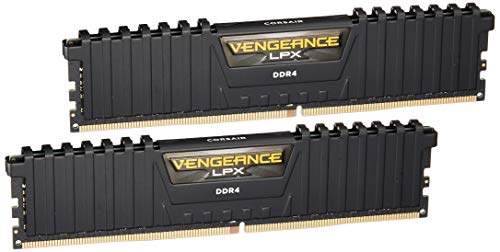 Memória RAM DDR4 CORSAIR 2x8 GB (3200 MHz - CL 16 - Preto) Corsair - Memória ram - 16 gb, DDR4, 3200 mhz, PC/servidor